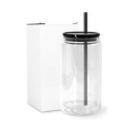 Black 16oz Acrylic Snowglobe Cup